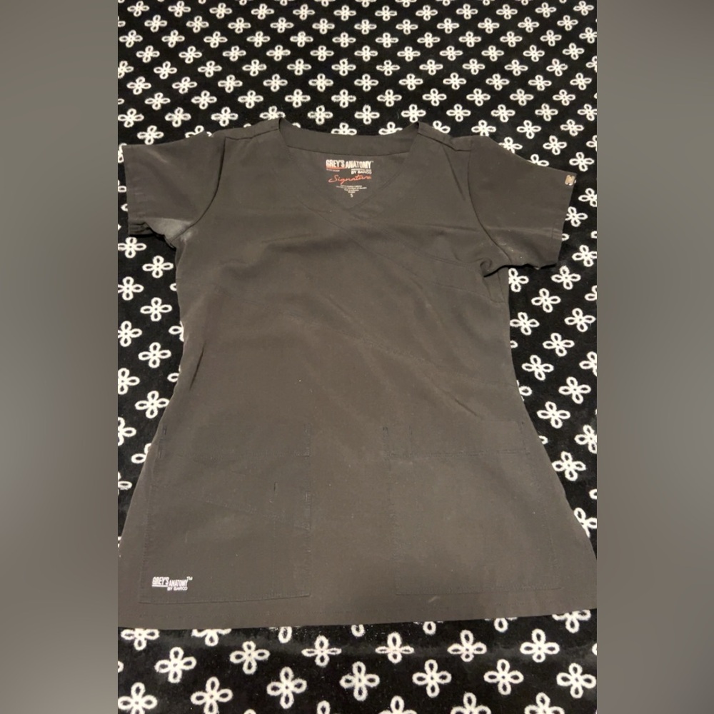 Black Grey’s Anatomy Scrub Top